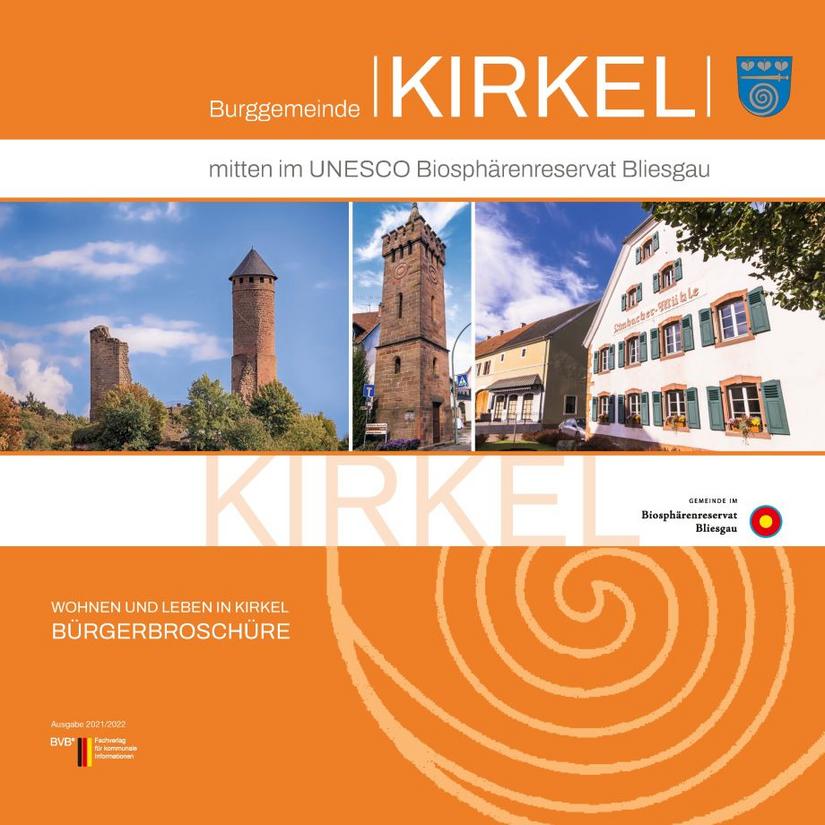 Titelseite der Bürgerbroschüre der Gemeinde Kirkel