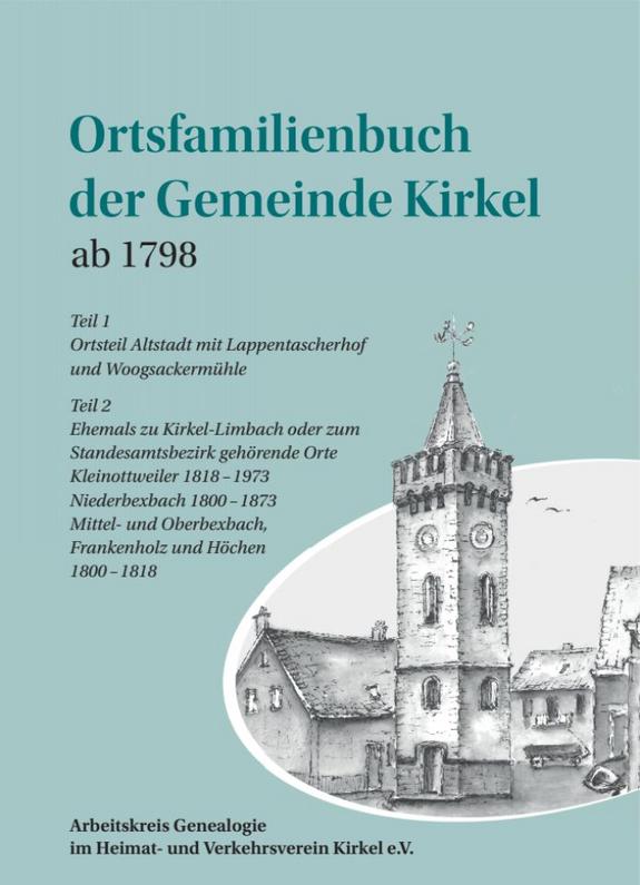 Titelseite Ortsfamilienbuch der Gemeinde Kirkel