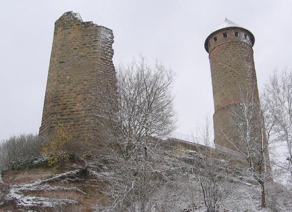 Kirkeler Burg im Winter