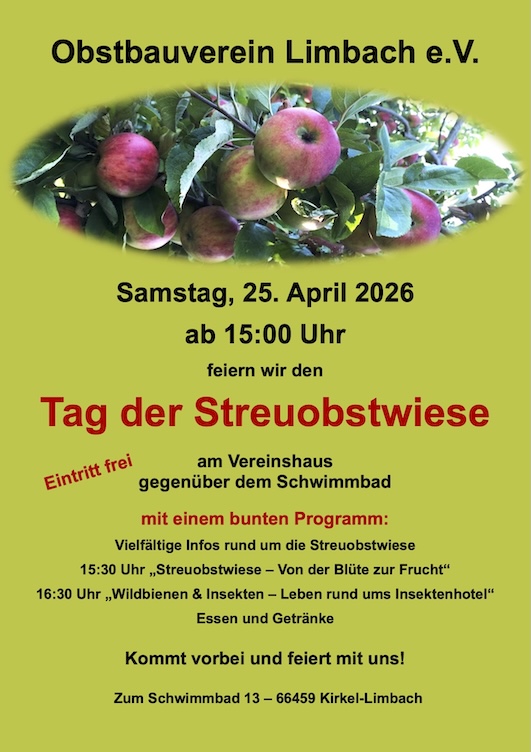 Bild zeigt Plakat zum Tag der Streuobstwiese